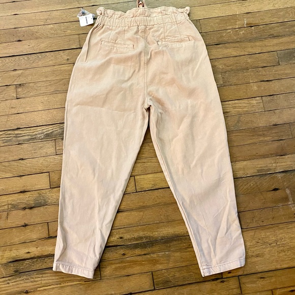 FREE PEOPLE Margate Pleated Trousers Rose NWT - Picture 5 of 10